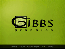 Tablet Screenshot of gibbs-graphics.com